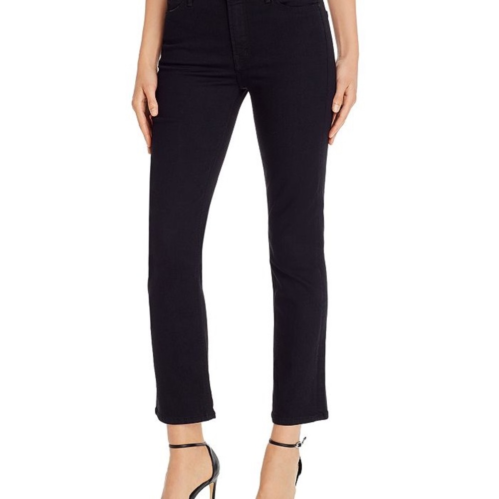 Mother - Mid Rise Dazzler Ankle Jeans in Not Guilty (Black)